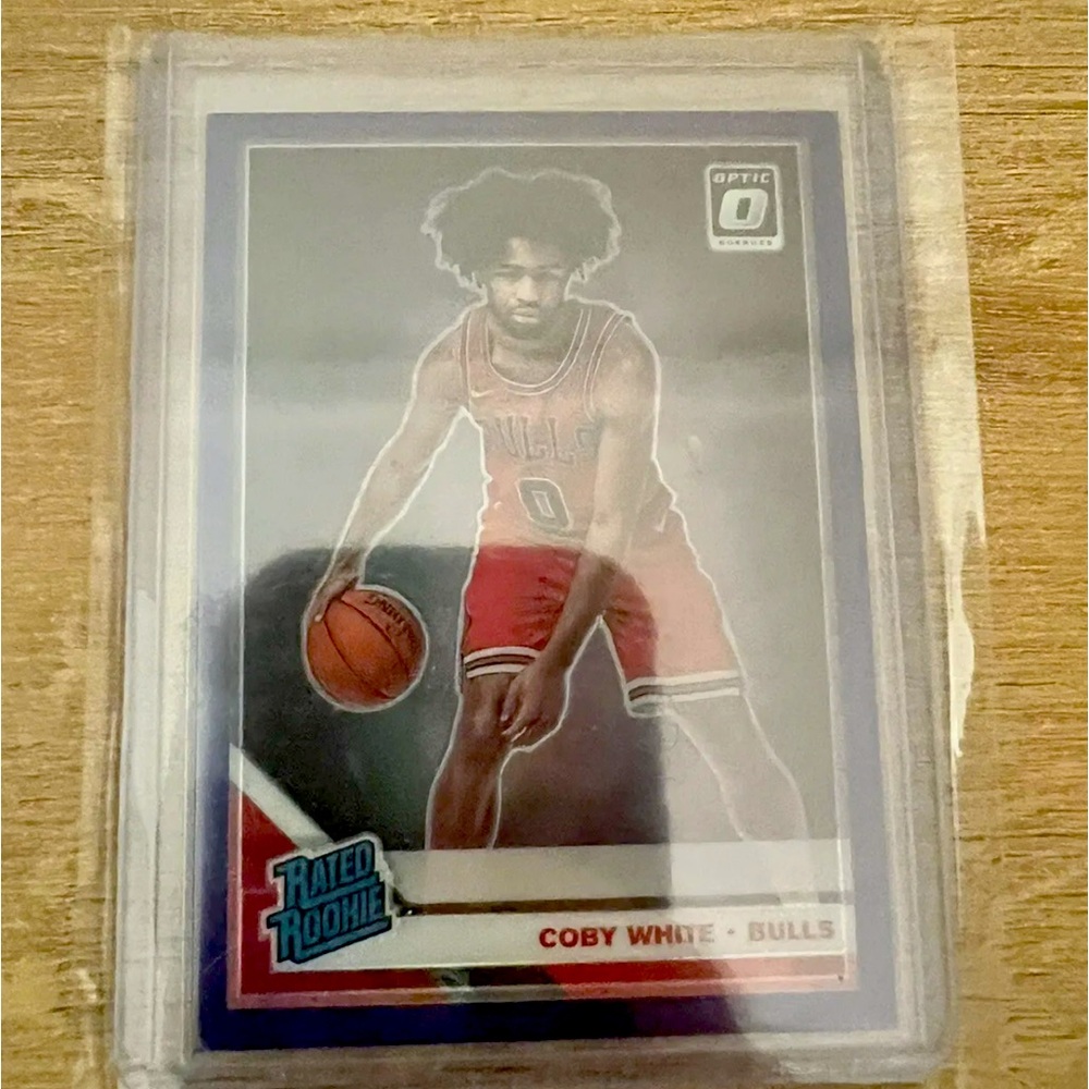 2019 donruss optic purple coby white rookie card (Raw)